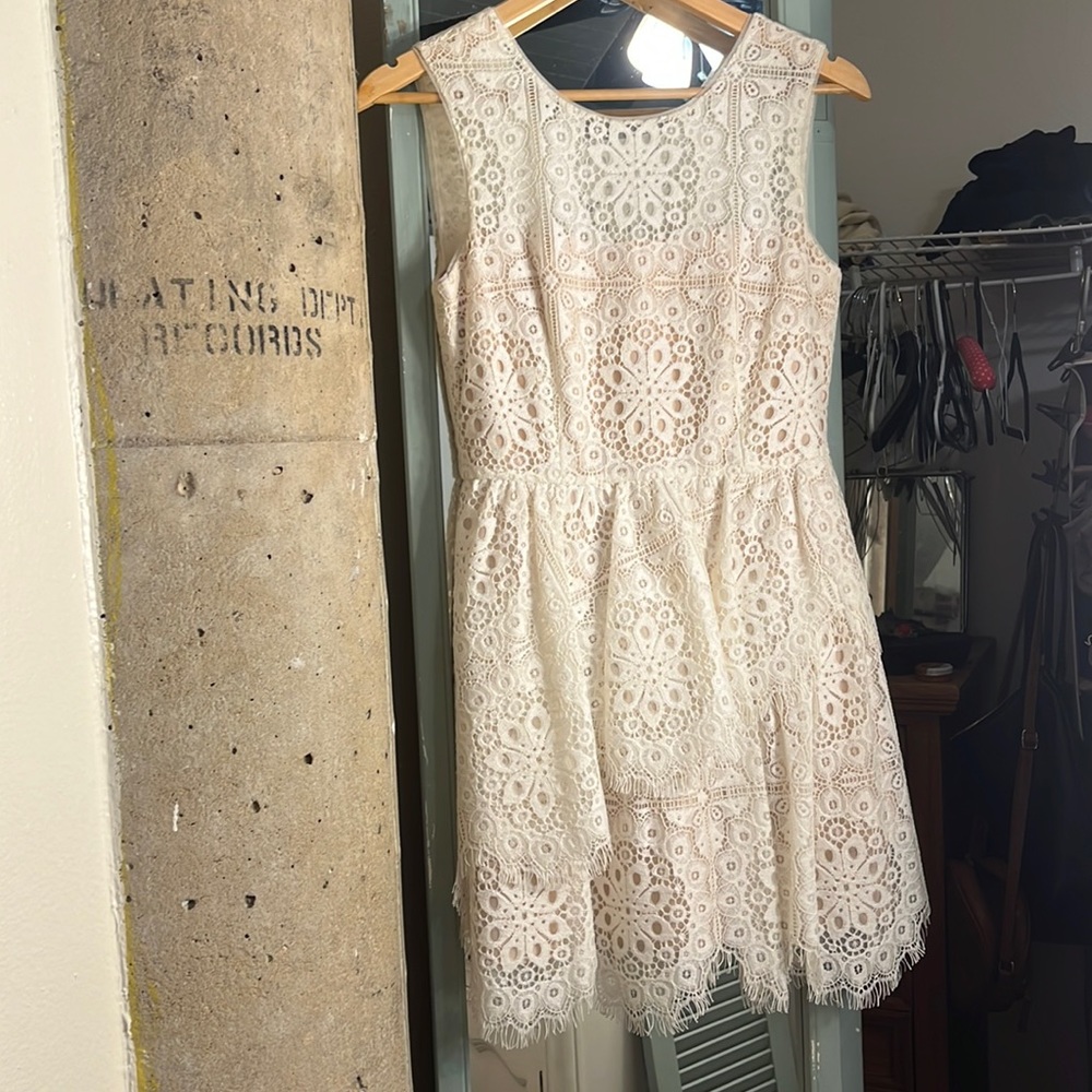 BCBG lacy party dress